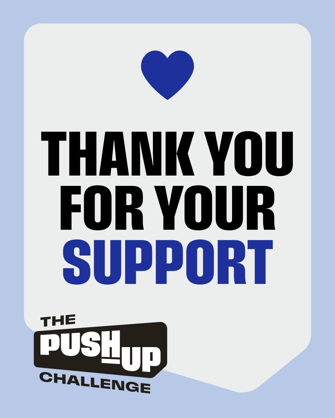 Thanks for your support