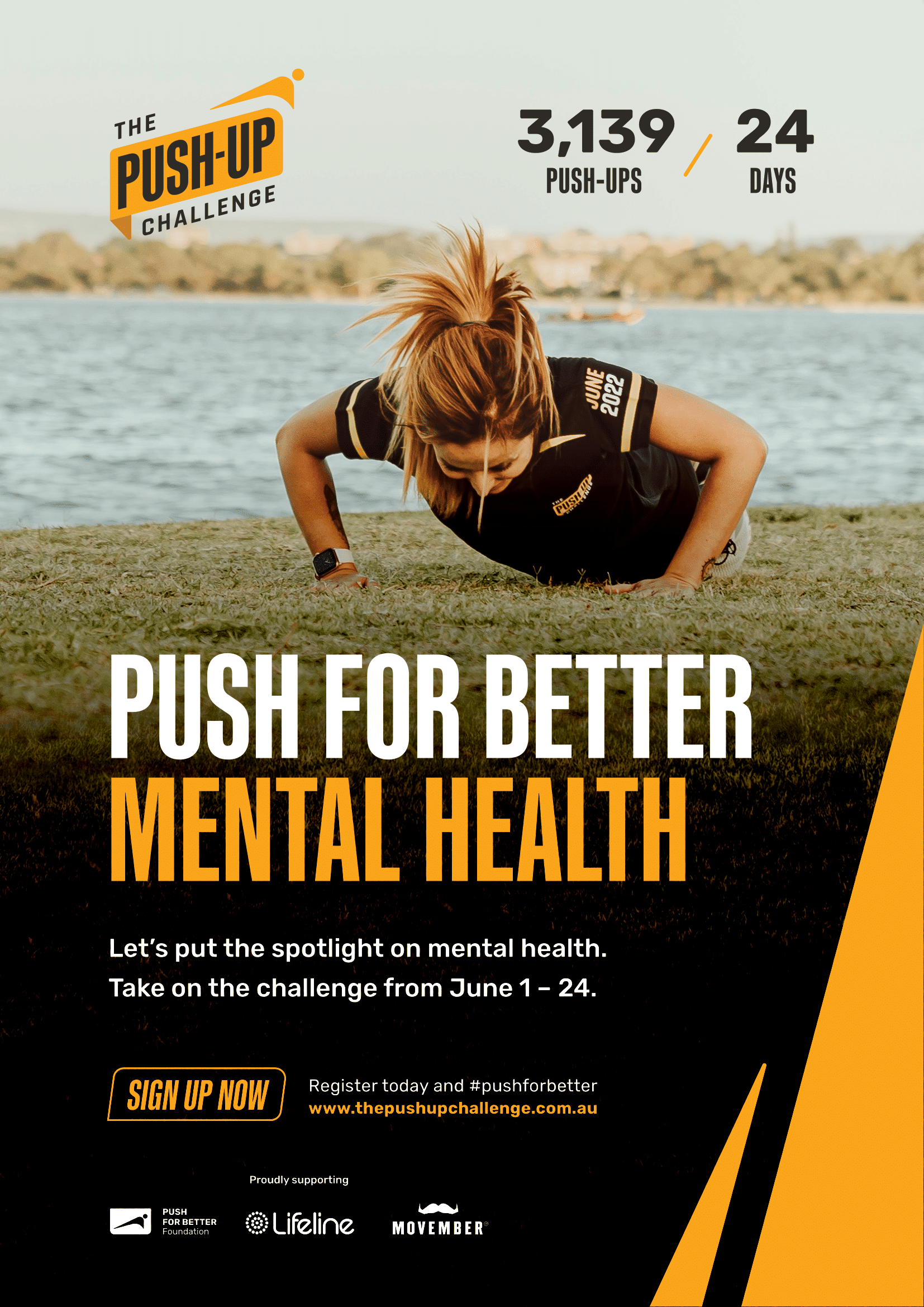 Poster - Push for better mental health